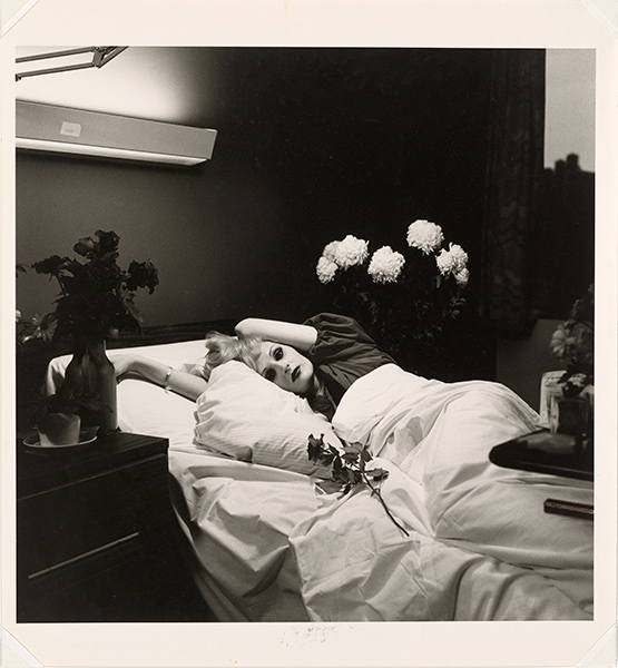 A 1973 photograph portrait of Andy Warhol superstar Candy Darling on her deathbed, by Peter Hujar