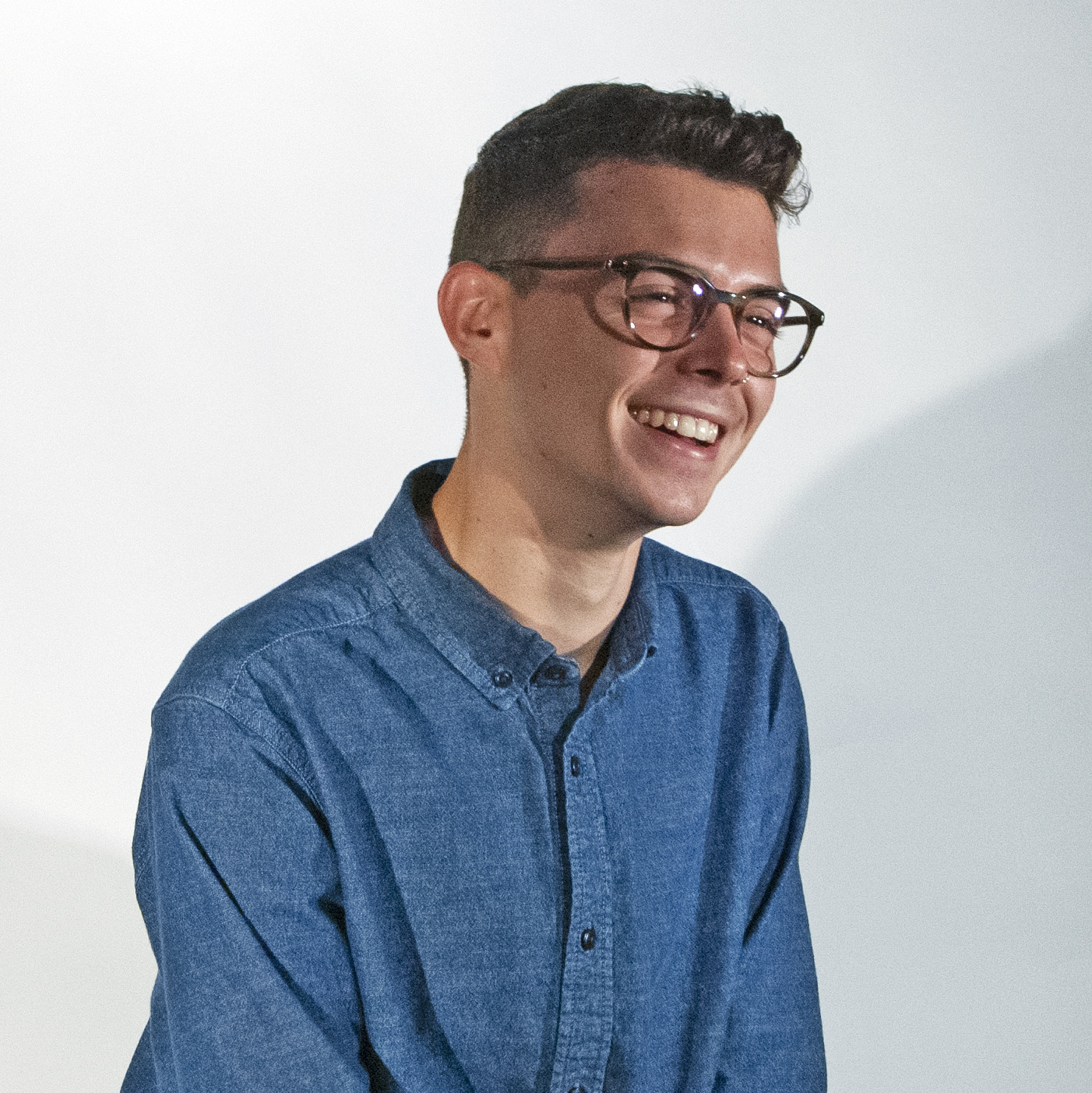 Portrait of Michael Fletcher, a 2018-19 Design intern at the Wexner Center for the Arts