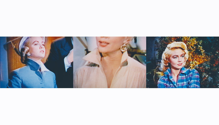 Detail from the photo collage Dorothy Malone's collar by John Waters