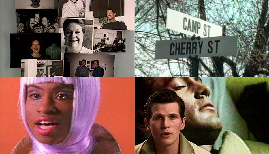A collage of stills from the films featured in After Stonewall
