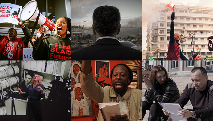 A collage of six images from films featured in this series. 